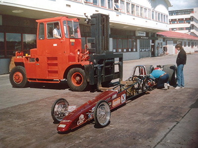 first dragster flown in